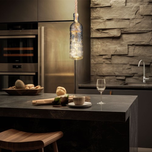 Lampada sospensione led con - sospensione,