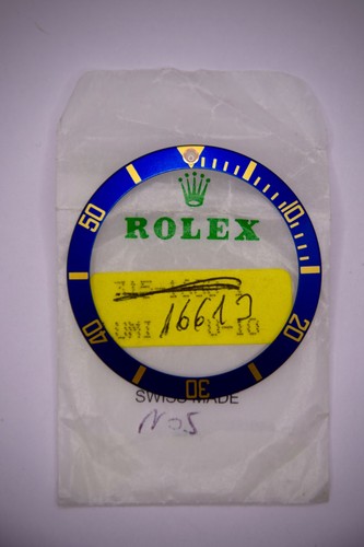 Rolex blue bezel new - bezel, old