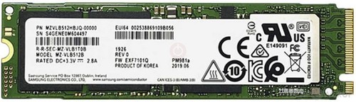 Samsung ssd pm981a nvme - samsung, m.2