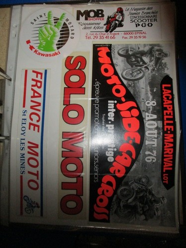 Autocollants moto side car - 5,