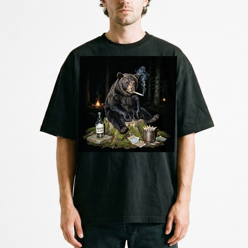 Shirt divertente orso - t-shirt,