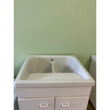 LAVATOIO IN CERAMICA 2 VASCHE