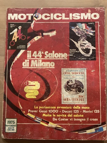 Motociclismo novembre 1975 - motociclismo,