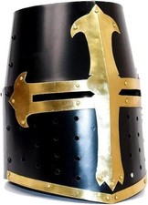 Elmetto medievale crociato