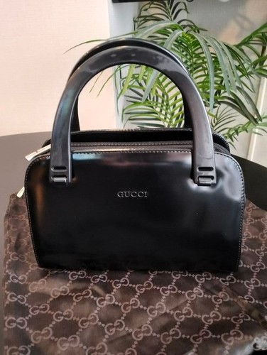 Gucci lacquered handbag - ,