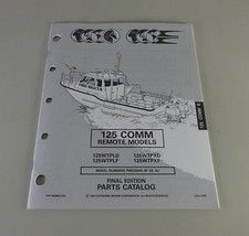 Catalogo Parti Johnson Evinrude Motori Fuoribordo 125 Modelli Remote Stand 1993