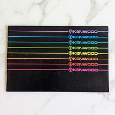 Catalogo libretto brochure Kenwood 1980 vintage KR-9050 KA-907 KX-2060 KD-850