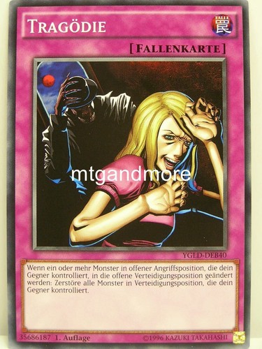 1x tragedia ygld - yu-gi-oh,