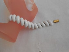 Bracciale firma NAPIER PAT. 4.774.743 laccatura bianca chiusura metallo dorato