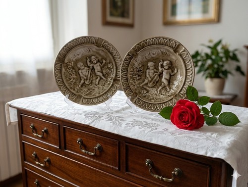 Coppia piatti capodimonte cm - coppia,