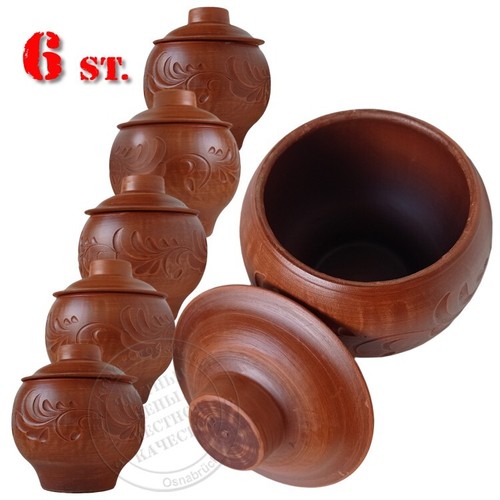 Set pentole ceramica - in, 6