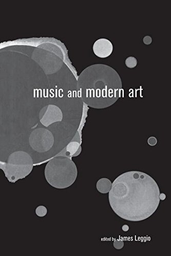 Music and modern art border - and,