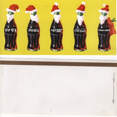 Coca cola cartolina - coca-cola,