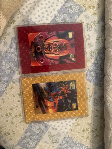 Marvel masterpieces gold foil - marvel,