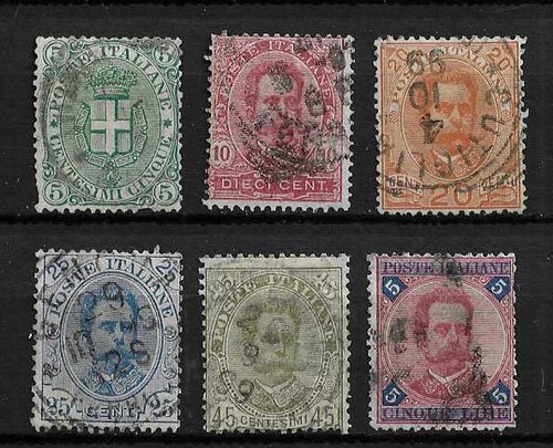 Italia 1891 1896 umberto - 1891-1896,