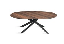 Tavolo da pranzo ovale effetto