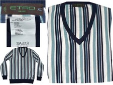 Maglione da uomo ETRO taglia 2XL con cashmere made Italy ET10 T1P