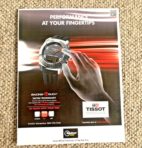 Tissot 1853 racing touch - tissot,