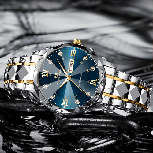 Orologio uomo acqua diamante - orologio,