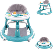 Girello per Bambini, 3 in 1, Da Seduti a Piedi, Con Vassoio Da Pranzo E Centro D