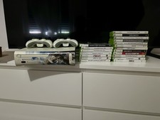 CONSOLE XBOX 360  COMPLETA SCATOLA ORIGINALE USATO  2 JOYSTICK + 19 GIOCHI