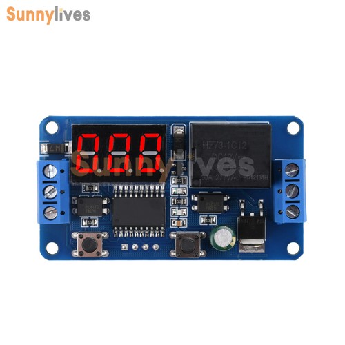 Relè timer led display - display, 12v