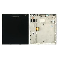 Blackberry Passport Q30 Display LCD Touch Screen Vetro Vetro Vetro + Cornice Nero