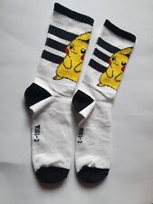 Calze Pokemon Pikachu UNISEX taglia 40 42 Tema pokemon cartoni animati