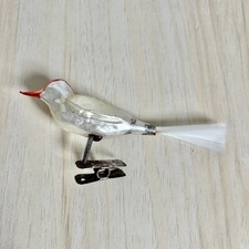 Clip uccellino vetro vintage