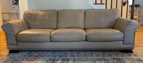 Roche bobois beige leather - beige,