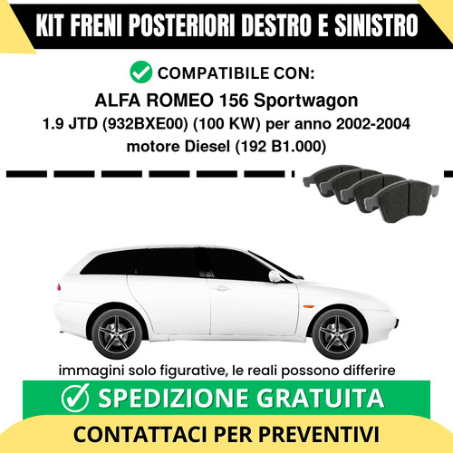 Pastiglie freno posteriori - freno,