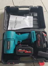 SOFFIATORE A DOPPIA BATTERIA 88V PER FOGLIE ASCIUGATRICE AUTO CON VENTOLA TURBO