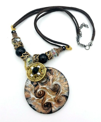 Collana con ciondolo boho - collana, in
