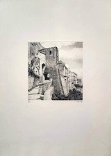 "L'antica porta" Acquaforte di