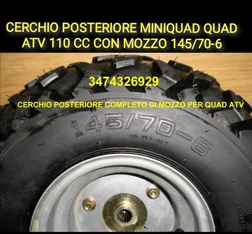 Cerchio posteriore miniquad - posteriore,