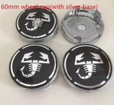 Tappi coprimozzo abarth nero - abarth,