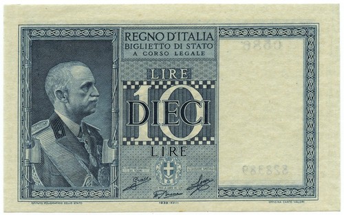 Lire biglietto stato - 10,