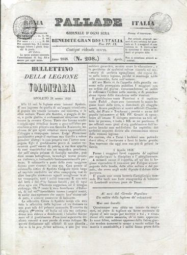 Pallade giornale ogni - giornale, sera