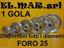 Puleggia Foro 25 mm 1 gola