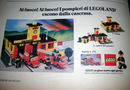 Lego legoland caserma pompieri - caserma,