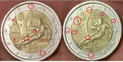 Moneta rara euro giochi - -,