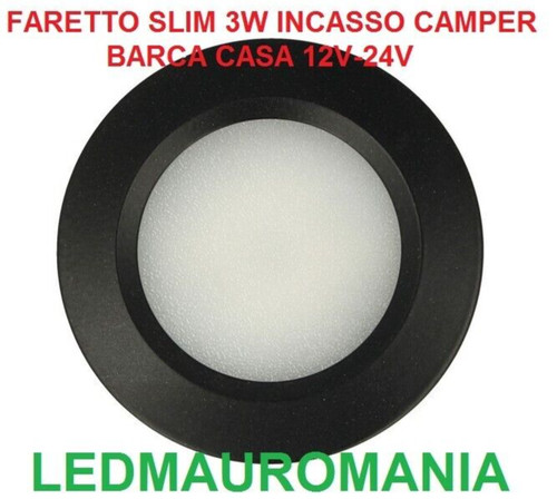 Faretto led incasso tondo - faretto,