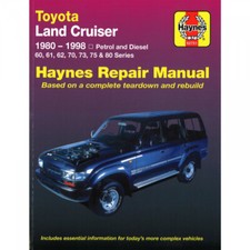 Toyota Land Cruiser (1980-1998) 60 61 62 70 73 75 80 manuale riparazione Haynes