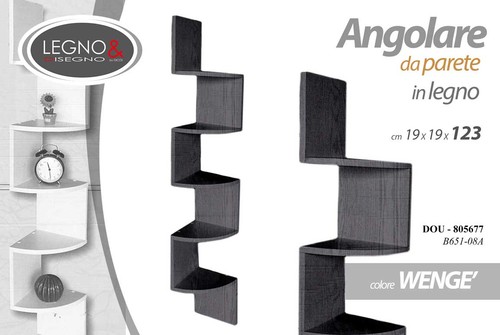 Mensola parete angolare 5 - parete,