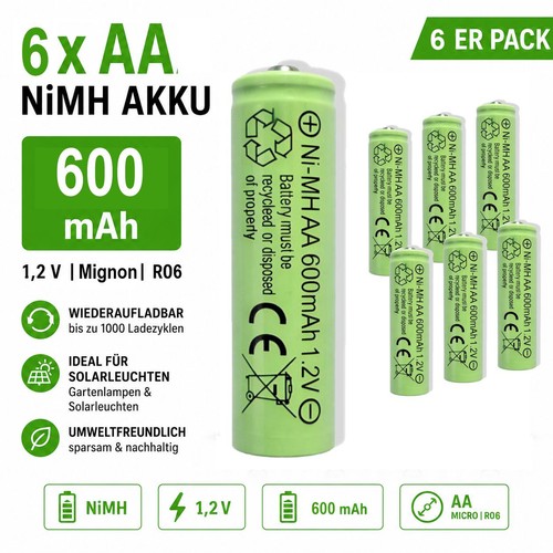 Nimh 600 mah 2 - 600, v