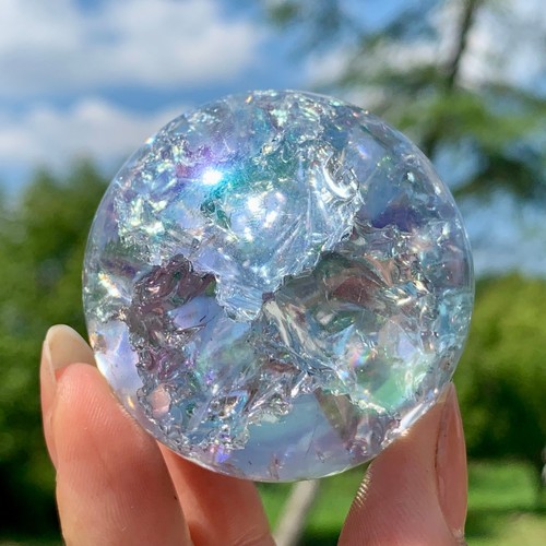 Sfera quarzo arcobaleno - sfera, di
