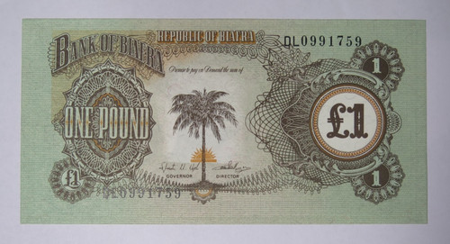 Biafra pound sterlina 1967 - sterlina,