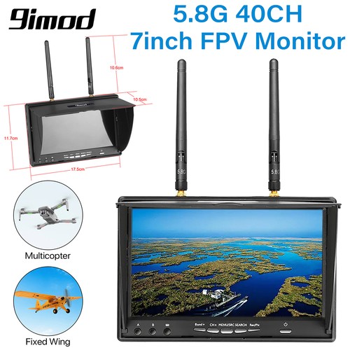 9imod lcd5802d monitor fpv dvr - lcd5802d,