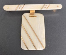 CIONDOLO e SPILLA  oro 750 e