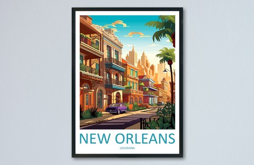 Stampa viaggio new orleans - stampa,